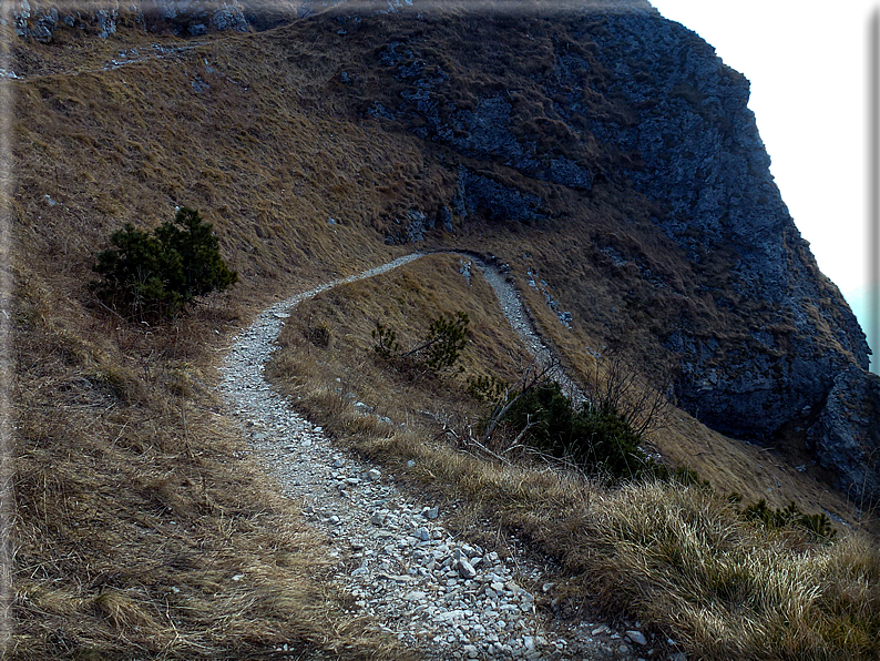 foto Salita dal Monte Tomba a Cima Grappa